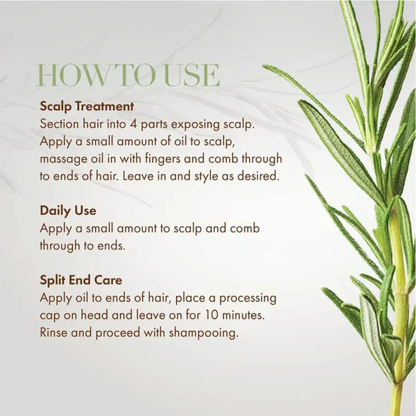 Revitalizing Rosemary Mint Hair Oil™